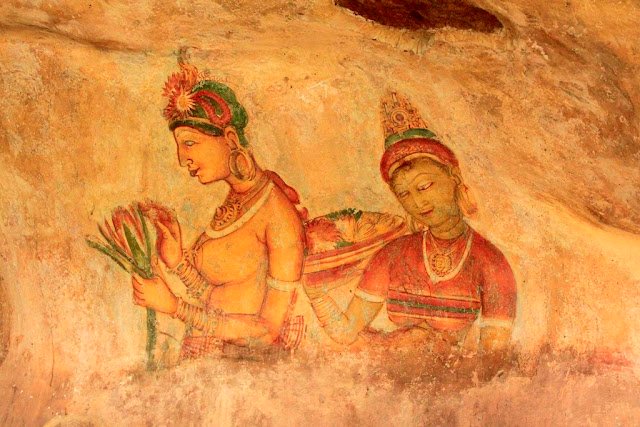 See the Sigiriya Frescoes