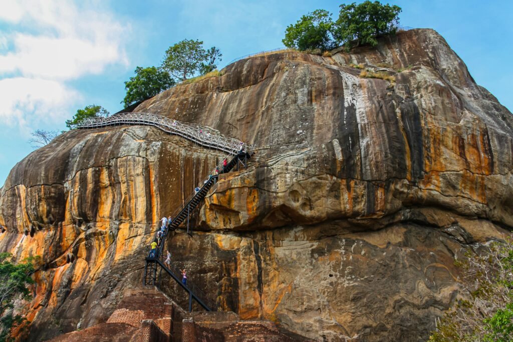 Sigiriya climbing
